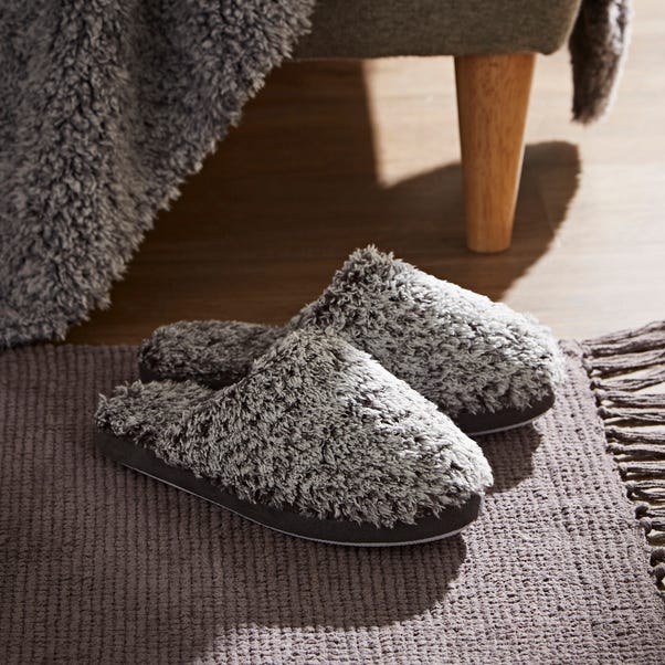 Teddy Bear Feather Soft Marl Slippers image 1 of 3