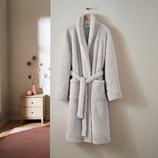 Teddy Bear So Soft Silver Dressing Gown  undefined