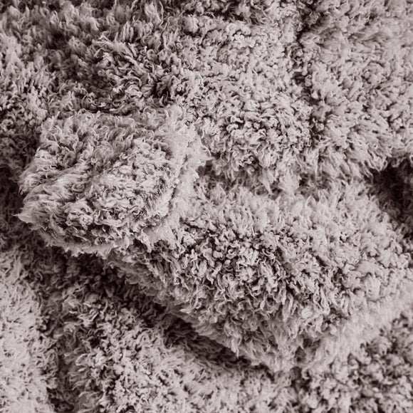 Teddy Bear Feather Soft Marl Onesie Dunelm