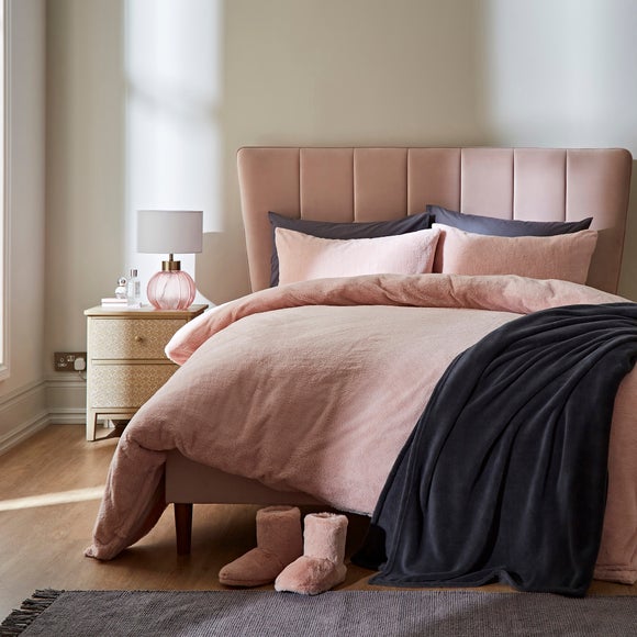 Dunelm teddy fleece online bedding