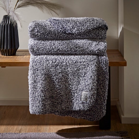 dunelm teddy bear fleece throws