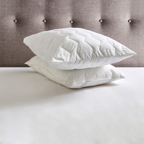 Fogarty Cotton Pillow Protector Pair White