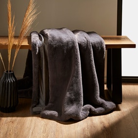Silky Soft Faux Fur Recycled Throw