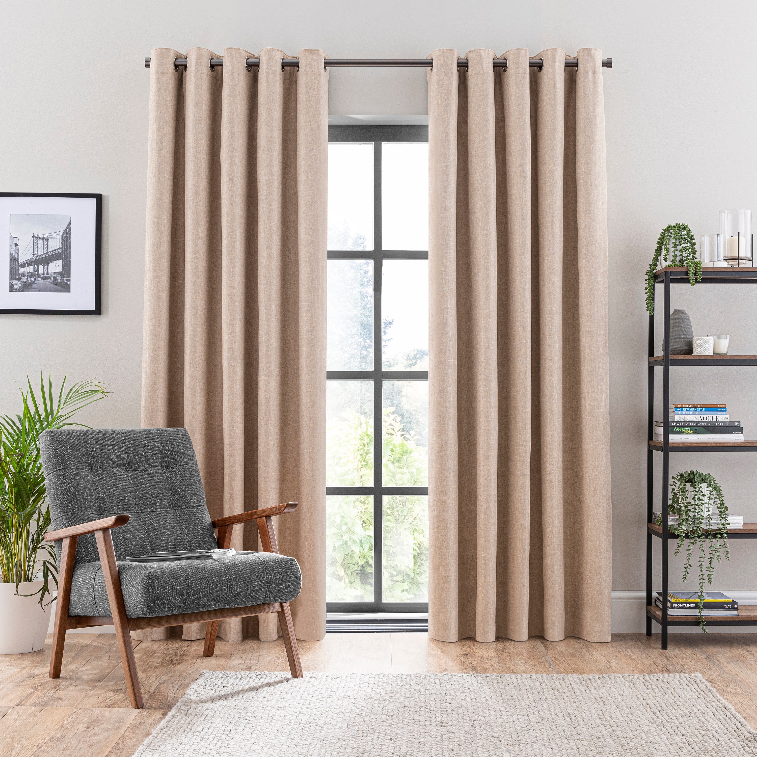 Montreal Ultra Blackout Eyelet Curtains | Dunelm