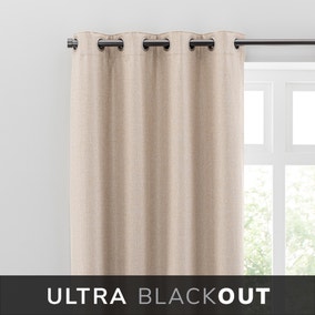 Montreal Pebble Thermal Ultra Blackout Eyelet Curtains