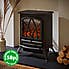 Traditional Small Electric Stove Heater Black