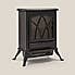 Traditional Small Electric Stove Heater Black