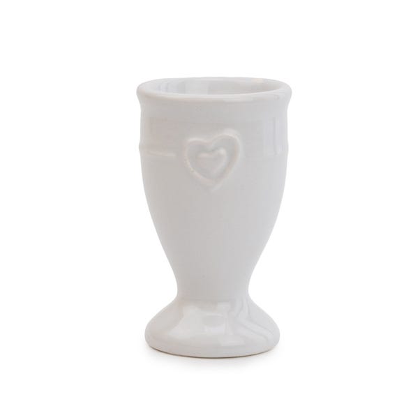 Hearts White Egg Cup image 1 of 2