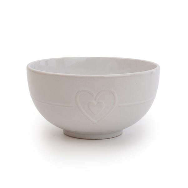 Hearts Stoneware Bowl image 1 of 2