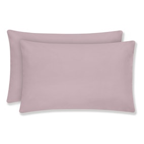 Fogarty Plain 100% Cotton 180 Thread Count Housewife Pillowcase Pair