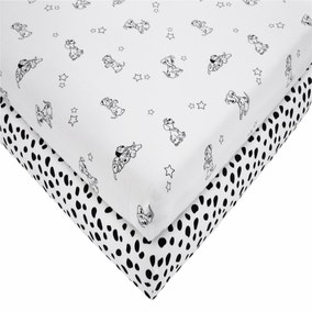 Disney 101 Dalmatians 100% Cotton Fitted Sheet Twin Pack