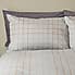 Rue Grey Brushed Cotton Duvet Cover and Pillowcase Set  undefined