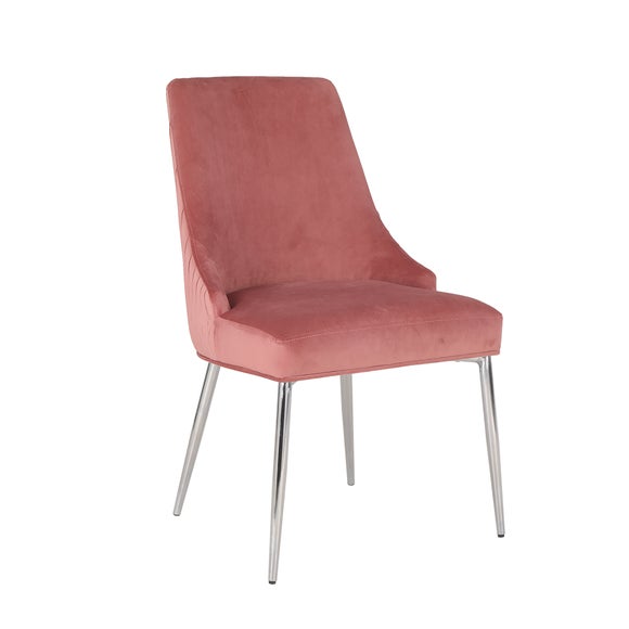 Dunelm outlet blush chair