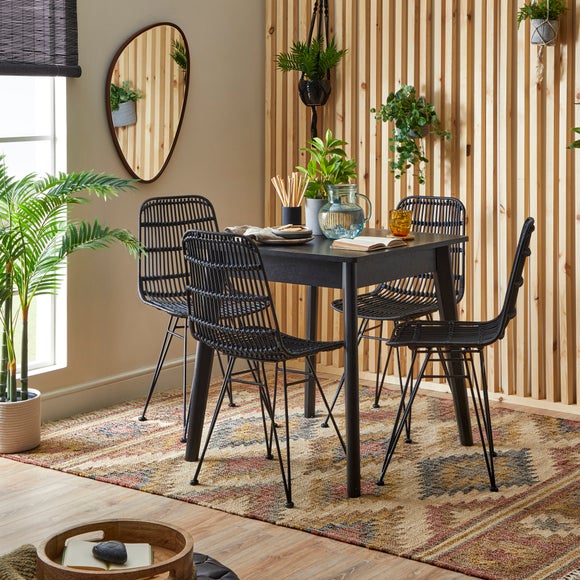 dunelm rattan dining chairs