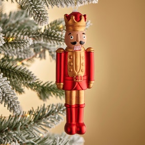 Red and Gold Nutcracker Hanging Decoration