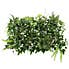 Pack of 6 Artificial Ivy and Fern Wall Panels MultiColoured