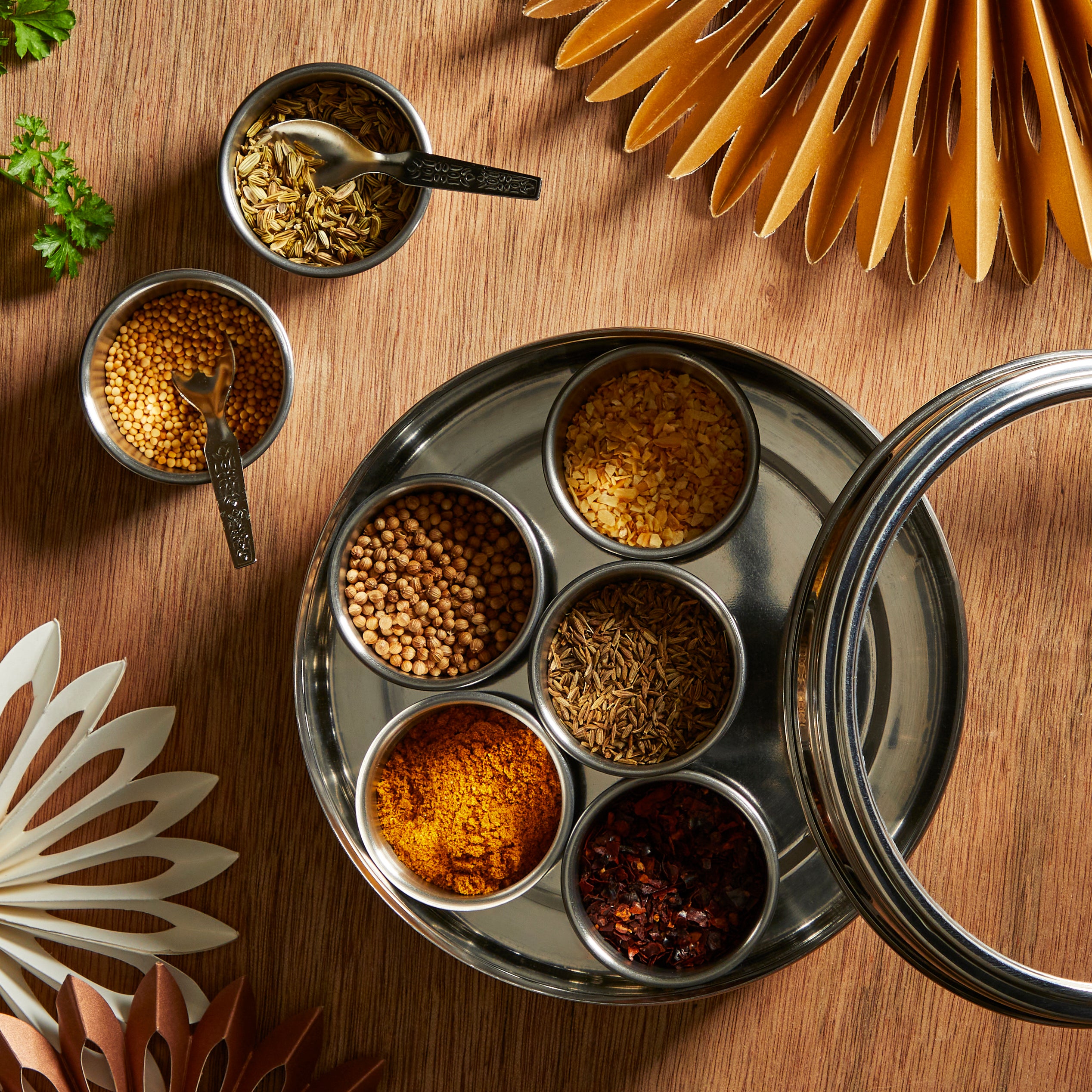 Masala Dabba with Spices