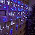 480 LED Mains Icicle Lights Blue White Blue