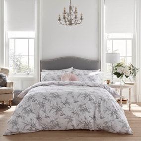 Holly Willoughby Fauna Mint 100% Brushed Cotton Reversible Duvet Cover and Pillowcase Set