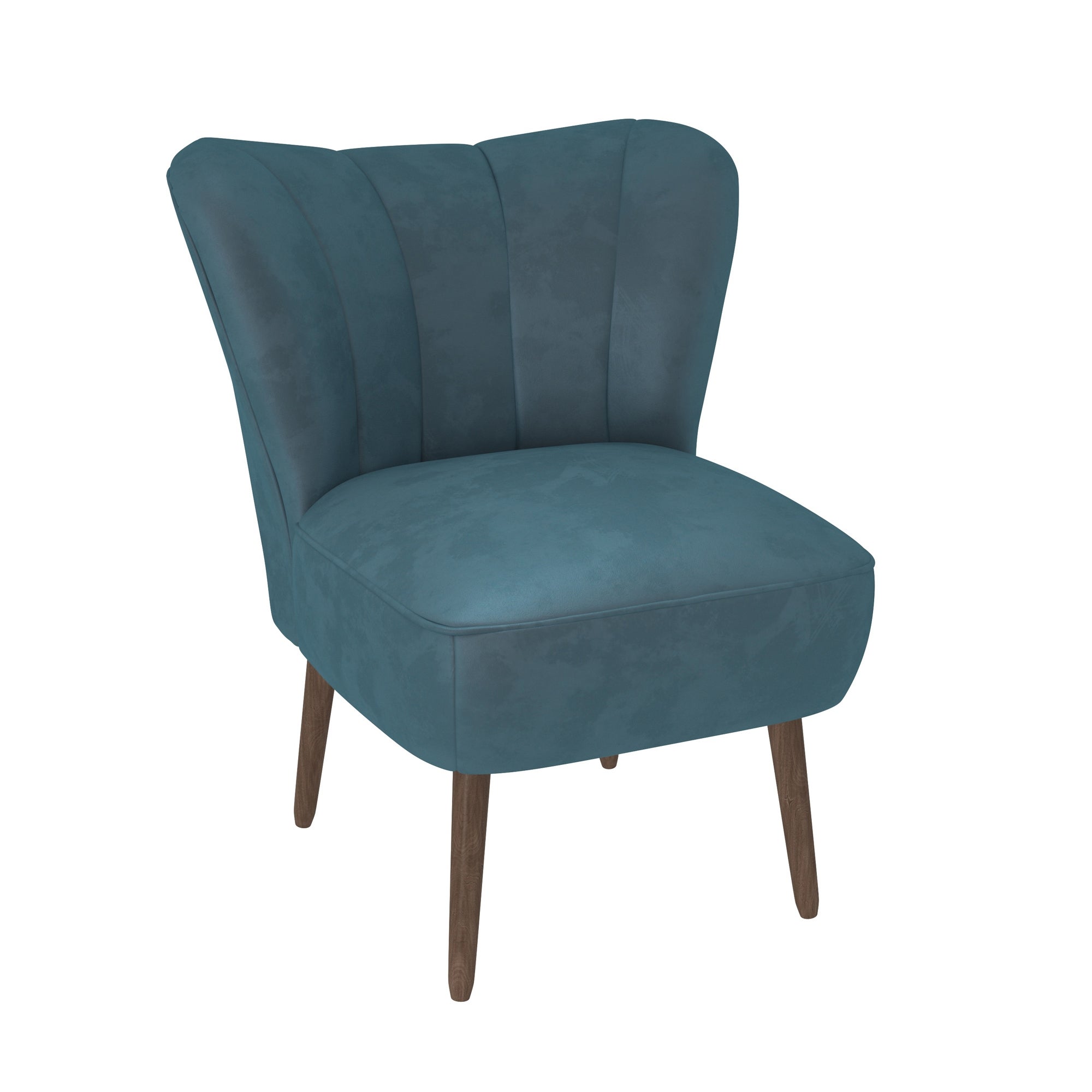Photo of Abby velvet cocktail chair - pacific blue