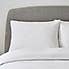 Simply 100% Brushed Cotton Duvet Cover and Pillowcase Set White undefined