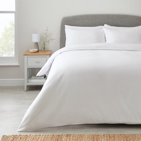 Simply 100% Brushed Cotton Duvet Cover and Pillowcase Set image 1 of 3
