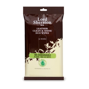 Lord Sheraton Pack of 24 Leather Eco Wipes