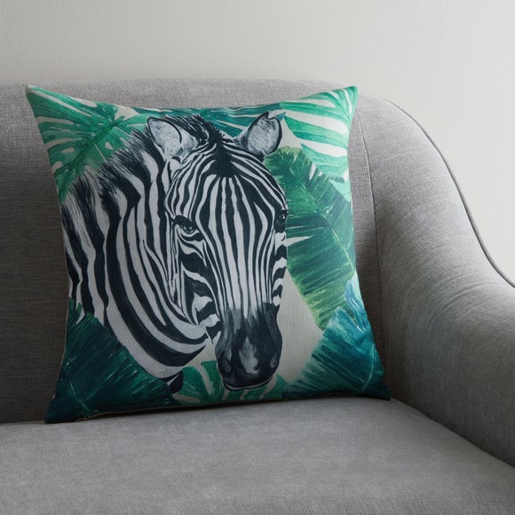 Grey zebra cushions best sale