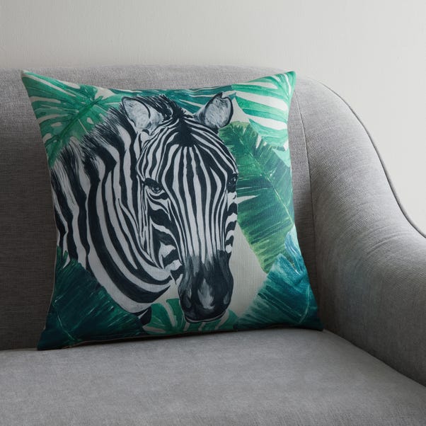 Zebra Jungle Print Cushion image 1 of 6