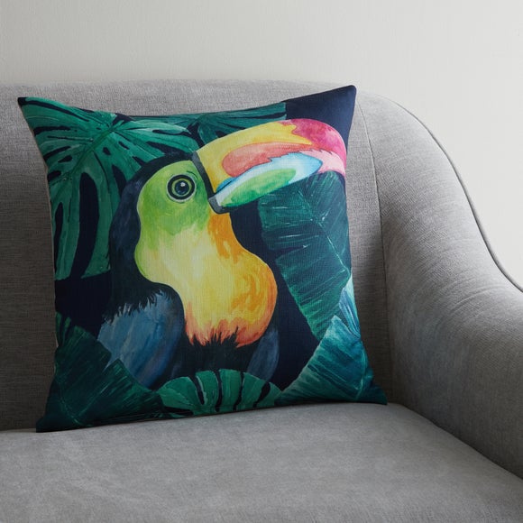 Click to view product details and reviews for Toucan Jungle Print Cushion.