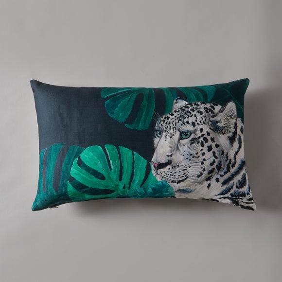 snow leopard cushion