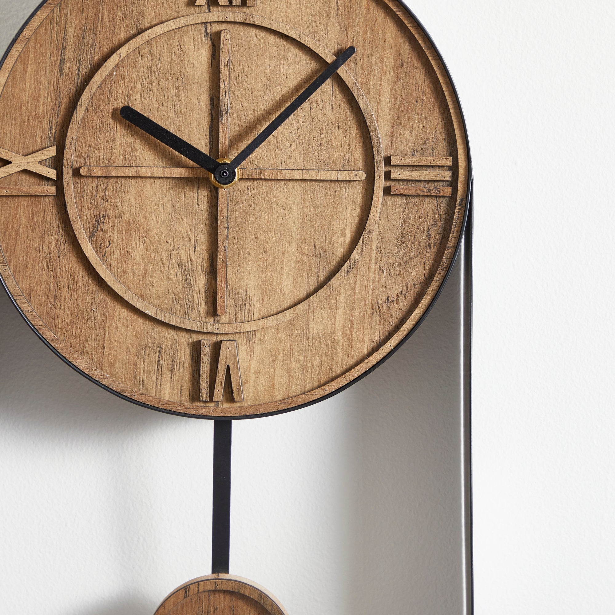 Fulton Pendulum Clock Brown