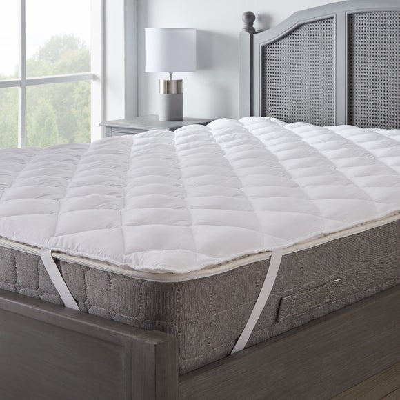 Cot bed best sale mattress protector dunelm