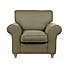 Rosa Fabric Armchair Olive (Green)