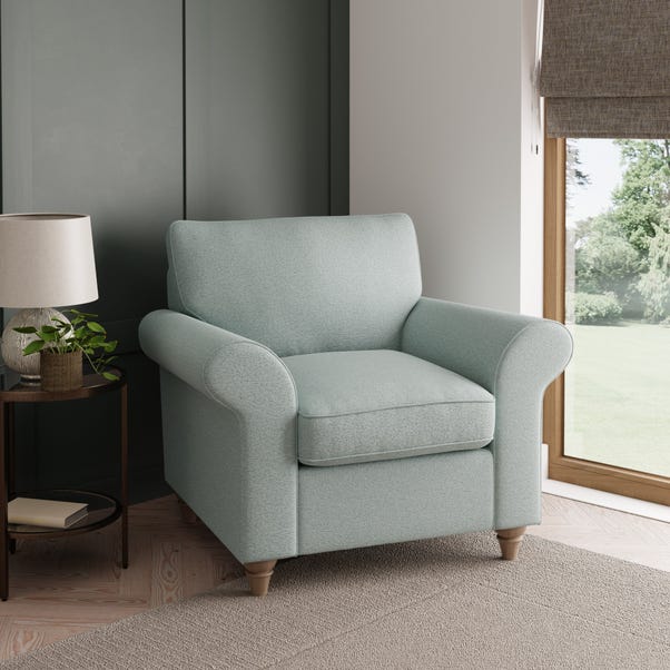 Rosa Soft Chenille Armchair image 1 of 9