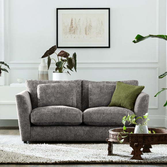 Gray shop chenille sofa