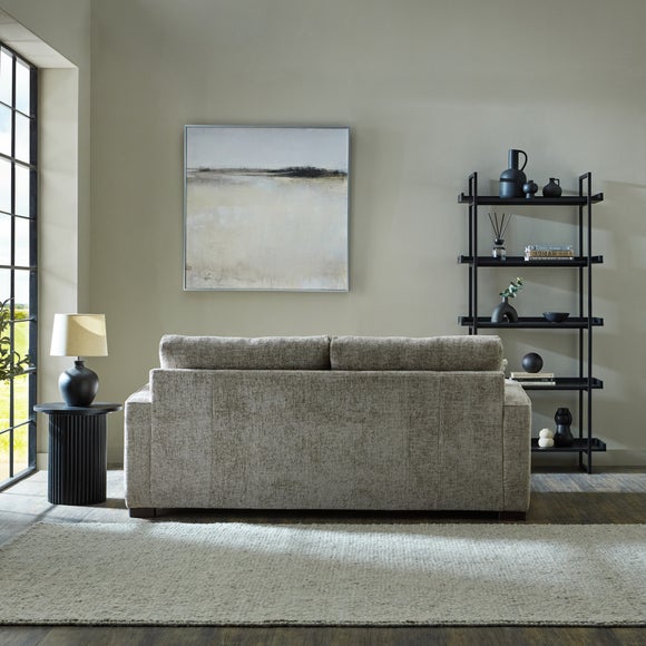 Carson Deep Sit Chunky Chenille 3 Seater Sofa
