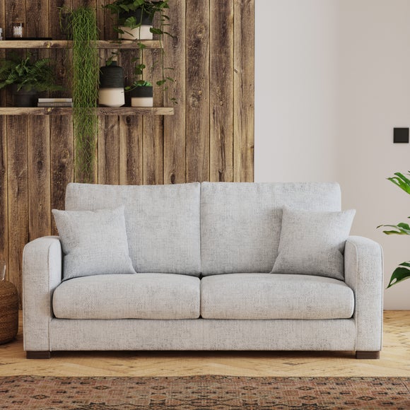 Click to view product details and reviews for Carson Deep Sit Chunky Chenille 3 Seater Sofa.