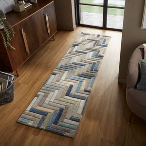 Russo Wool Geometric Modern Runner