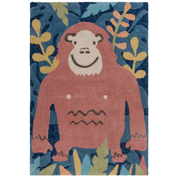 Jungle Monkey Rug Dunelm