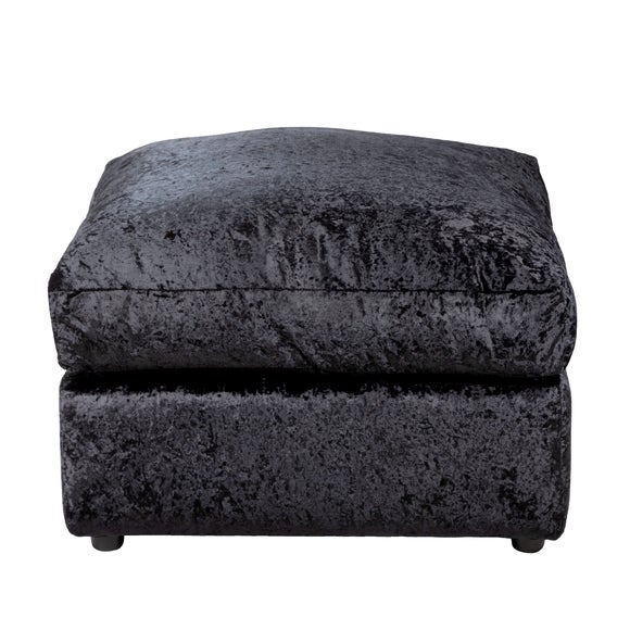 dunelm velvet footstool