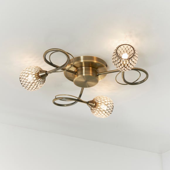 dunelm led flush ceiling lights