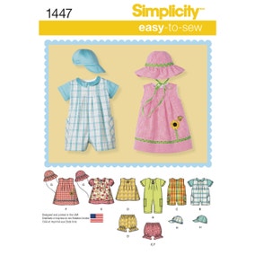 1447 Baby And Toddler Separates Sewing Pattern