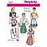 Simplicity Vintage Aprons Sewing Pattern Off-White