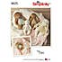 8625 Bunny Bear Plush Toy Sewing Pattern Off-White