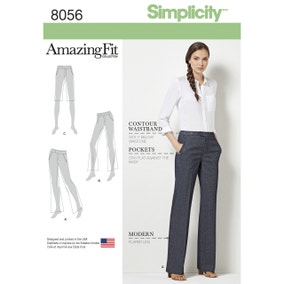 Simplicity 8056 Womens Amazing Fit Trousers and Shorts Sewing Pattern