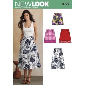 New Look Misses Skirts Sewing Pattern 