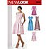 6341 New Look 3 Lengths Dress Sewing Pattern Off-White