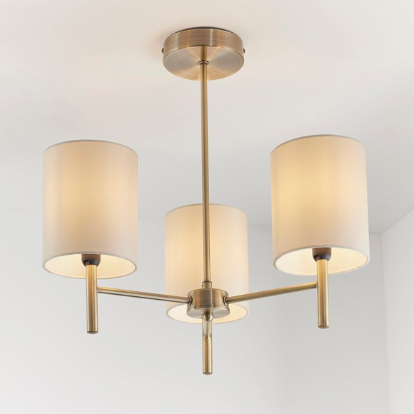 dunelm brass ceiling light