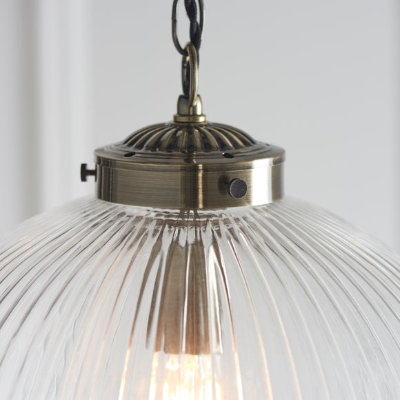 dunelm glass ceiling light